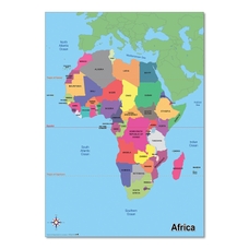 Simple Map of Africa