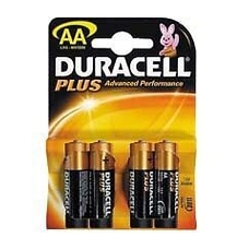 AA Duracell Plus Batteries - Pack of 4