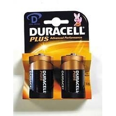 D Duracell Plus Batteries - Pack of 2