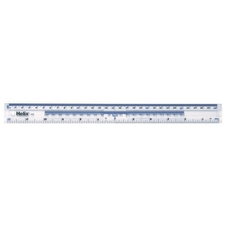 Helix Rulers 12in - Clear - Pack of 50