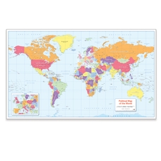Colour Blind Friendly - Natural Hazards of the World Map