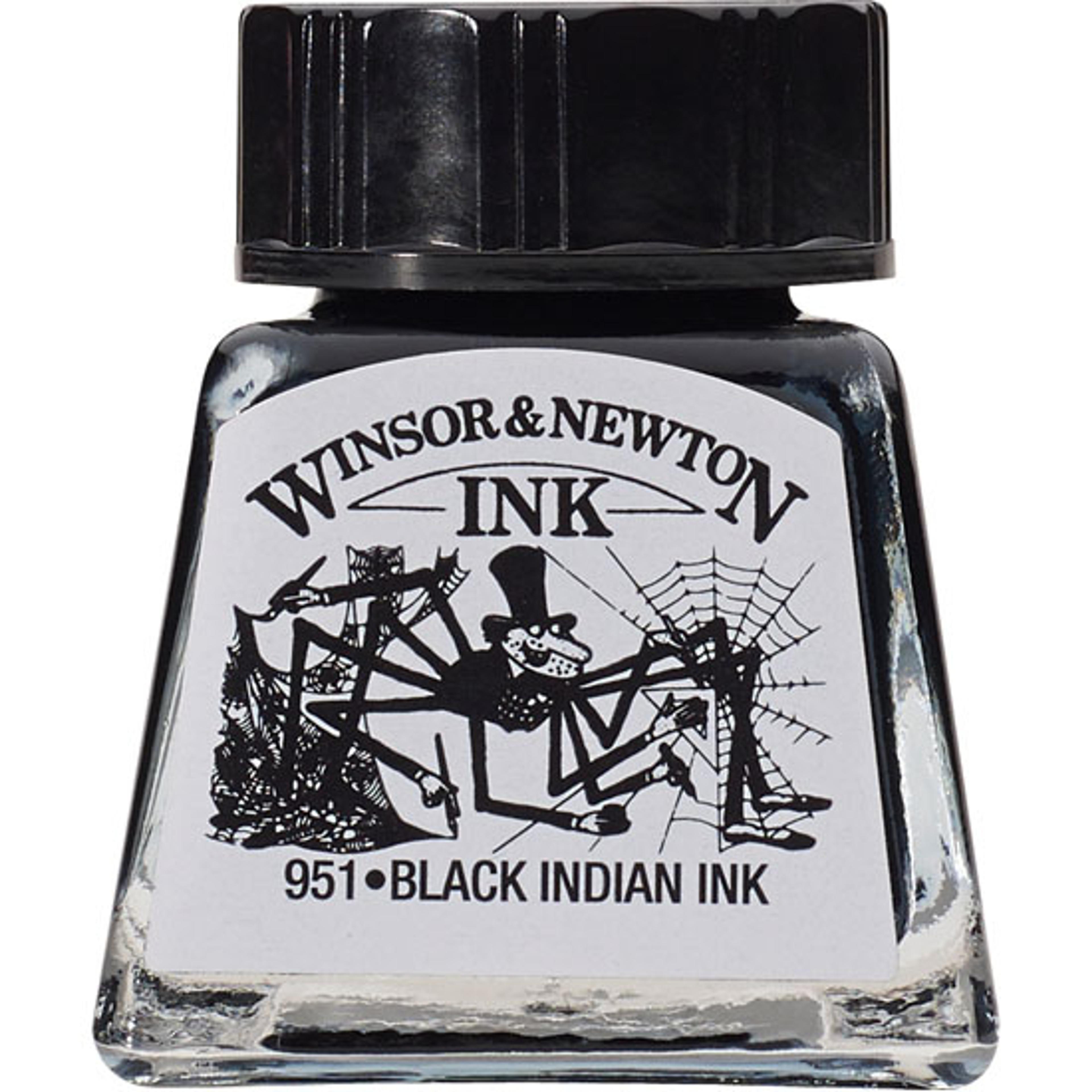 Winsor & Newton Drawing Inks 14ml - Black Indian