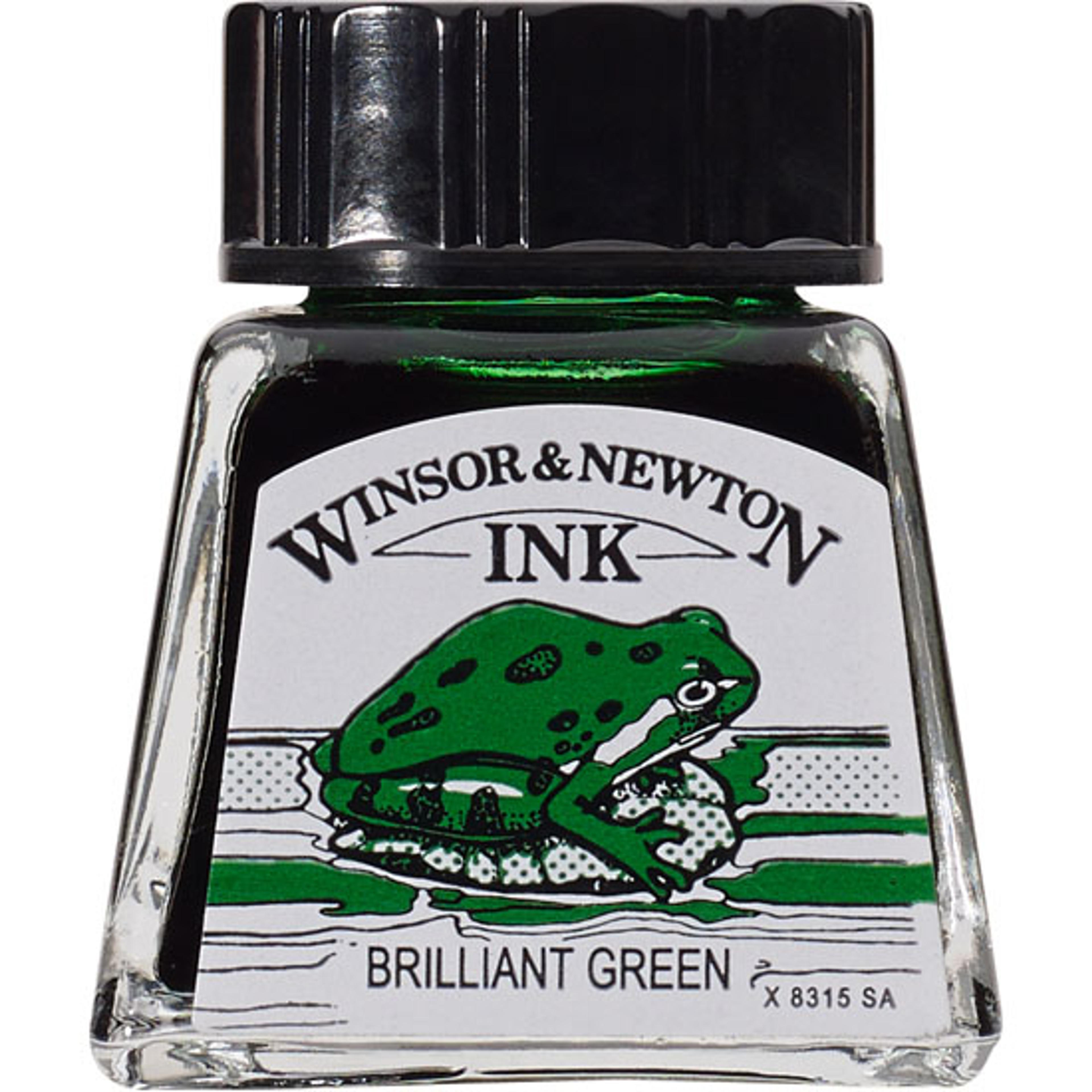 Winsor & Newton Drawing Inks 14ml - Brilliant Green