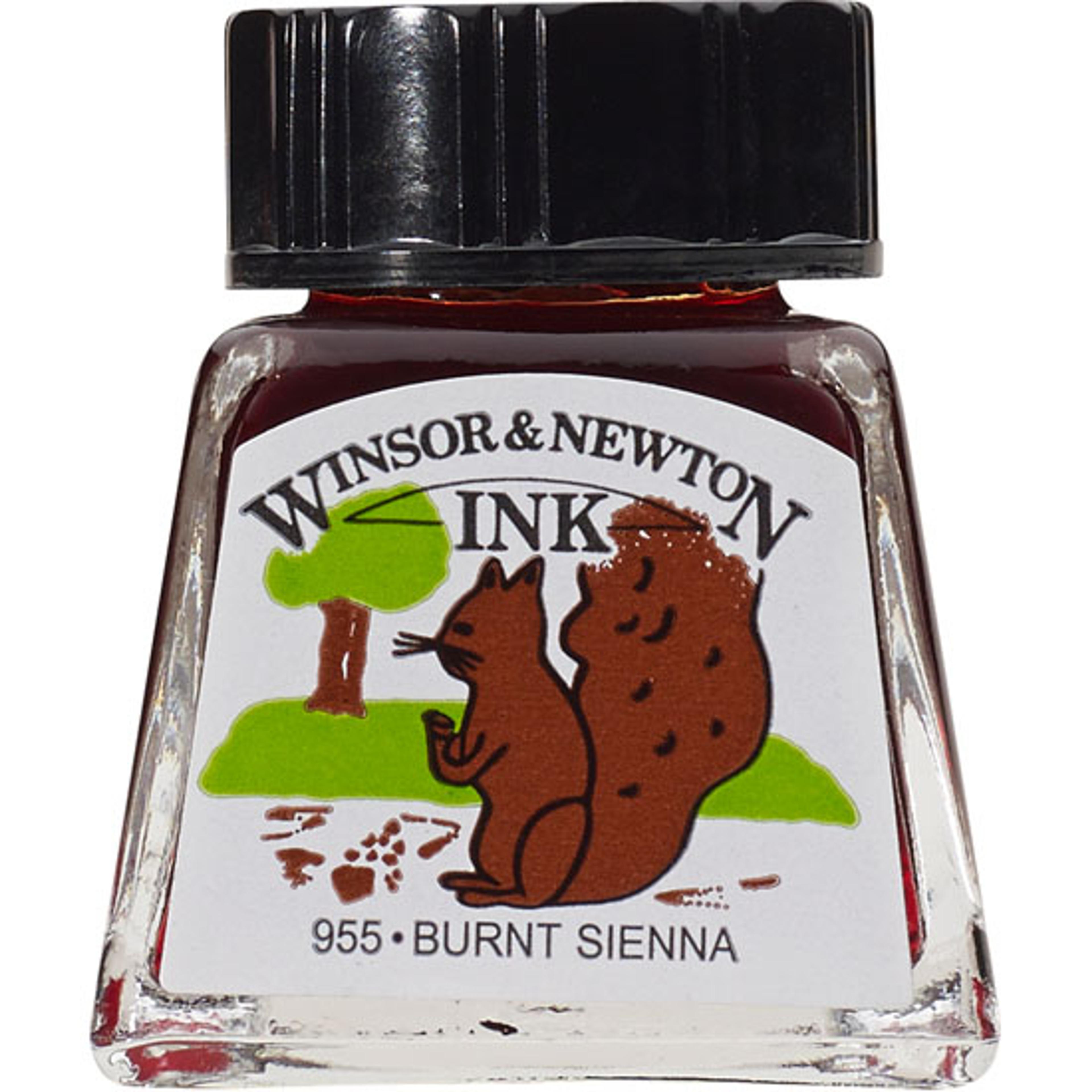Winsor & Newton Drawing Inks 14ml - Burnt Sienna