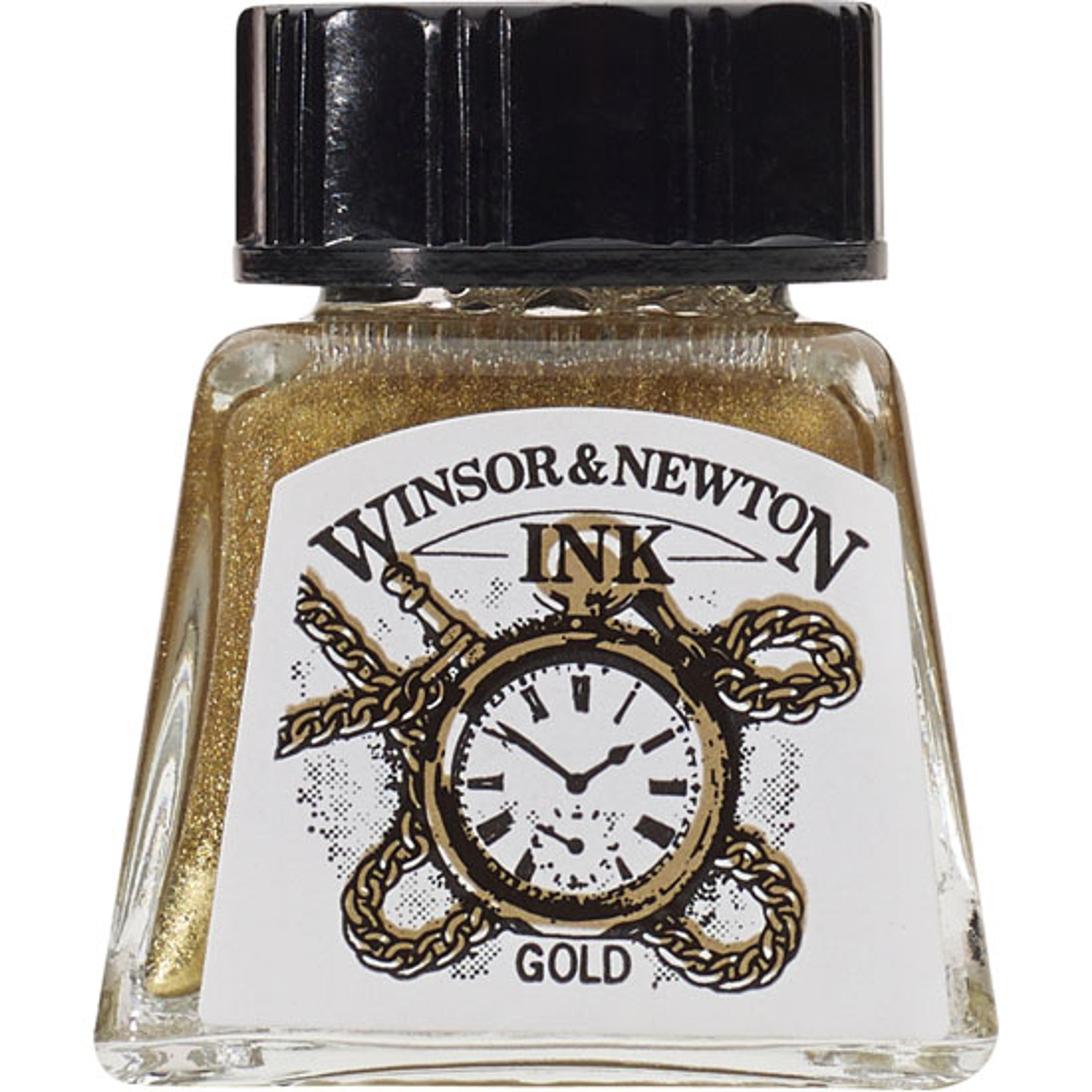 Winsor & Newton Drawing Inks 14ml - Gold