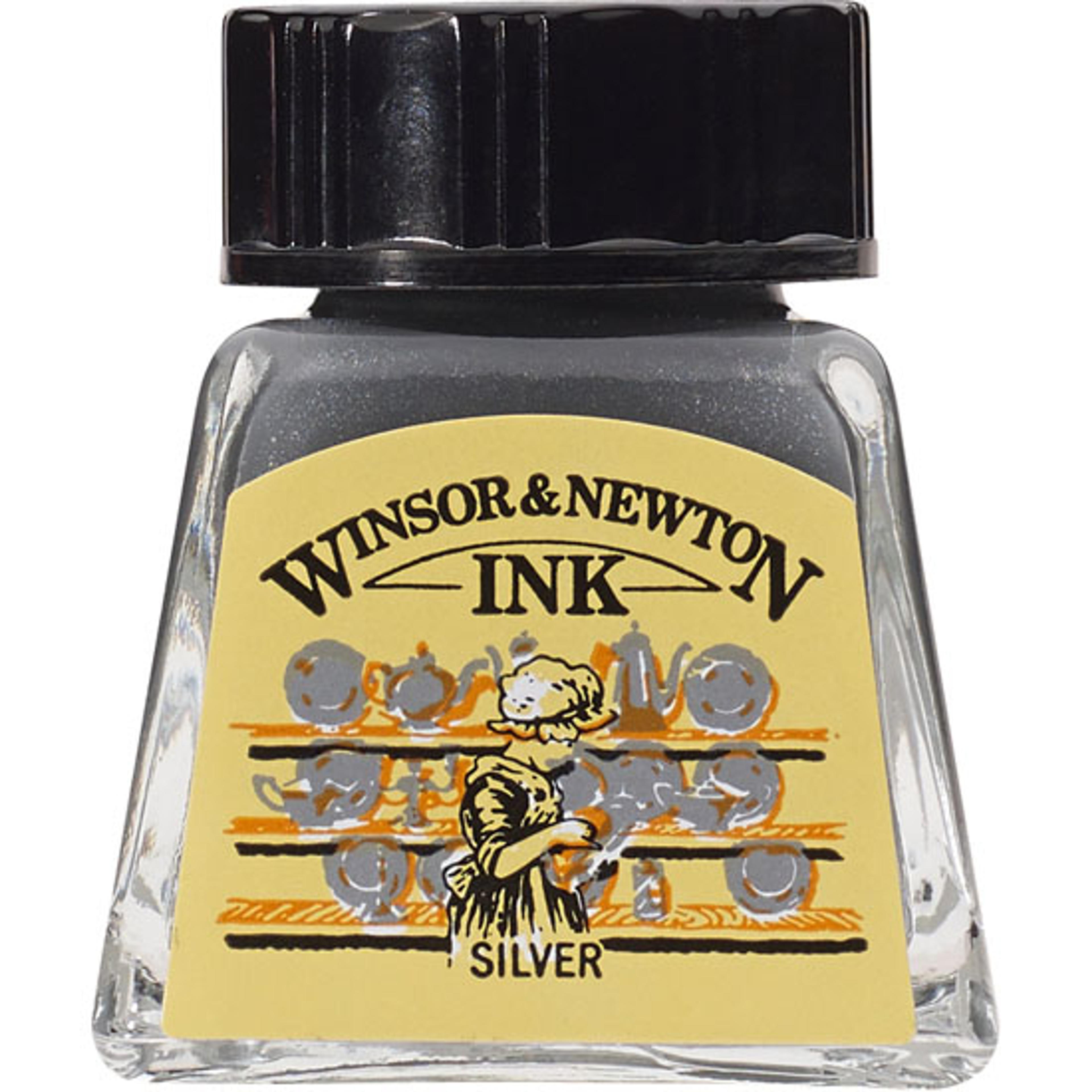 Winsor & Newton Drawing Inks 14ml - Silver