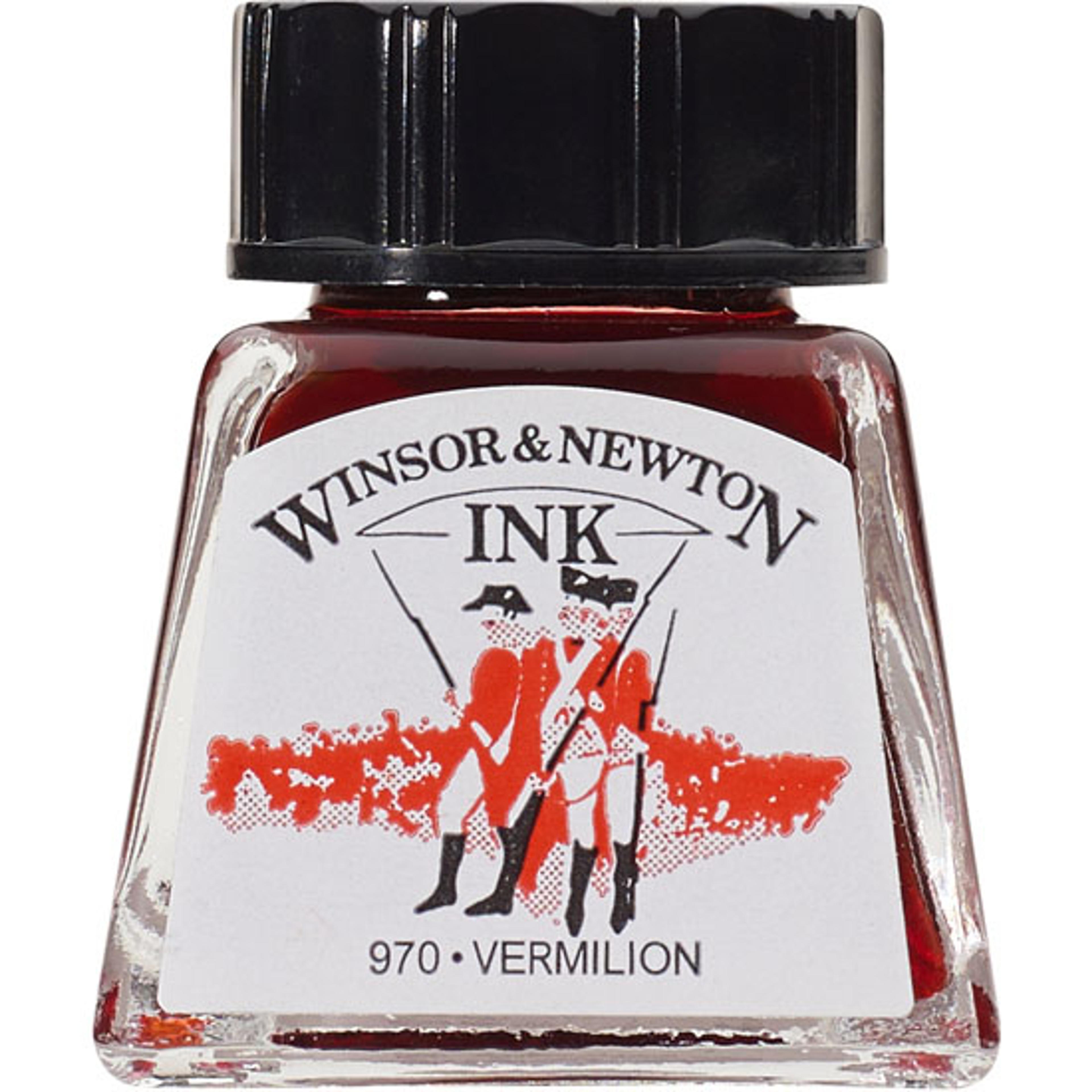 Winsor & Newton Drawing Inks 14ml - Vermilion
