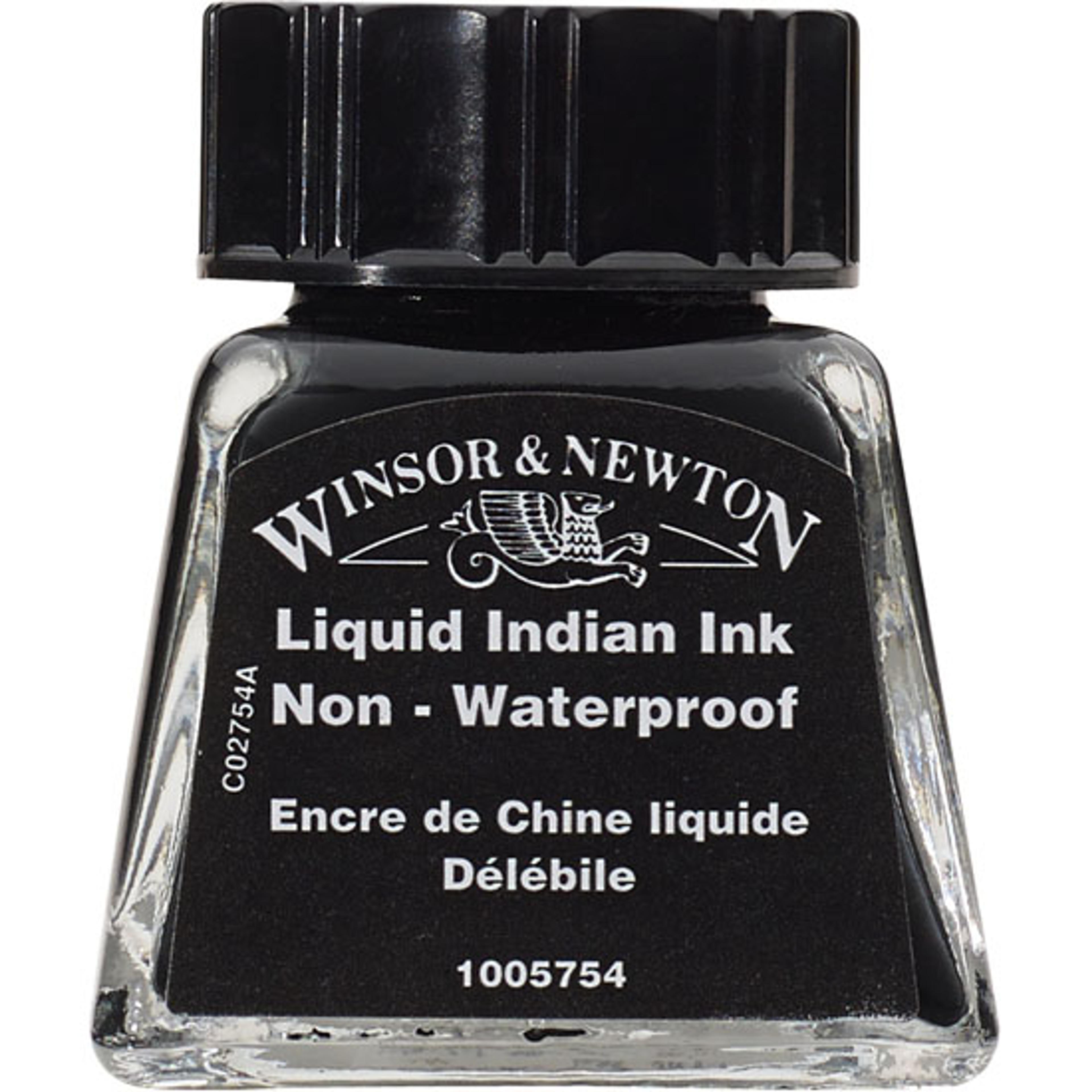 Winsor & Newton Drawing Inks Non-Waterproof 14ml - Liquid Indian