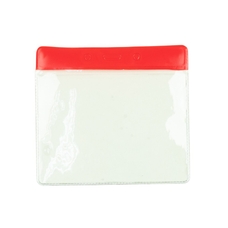 Visitor Badge 60 x 90mm Without Straps - Red - Pack of 25
