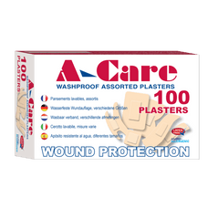 Washproof Plasters Assorted - Pack of 100