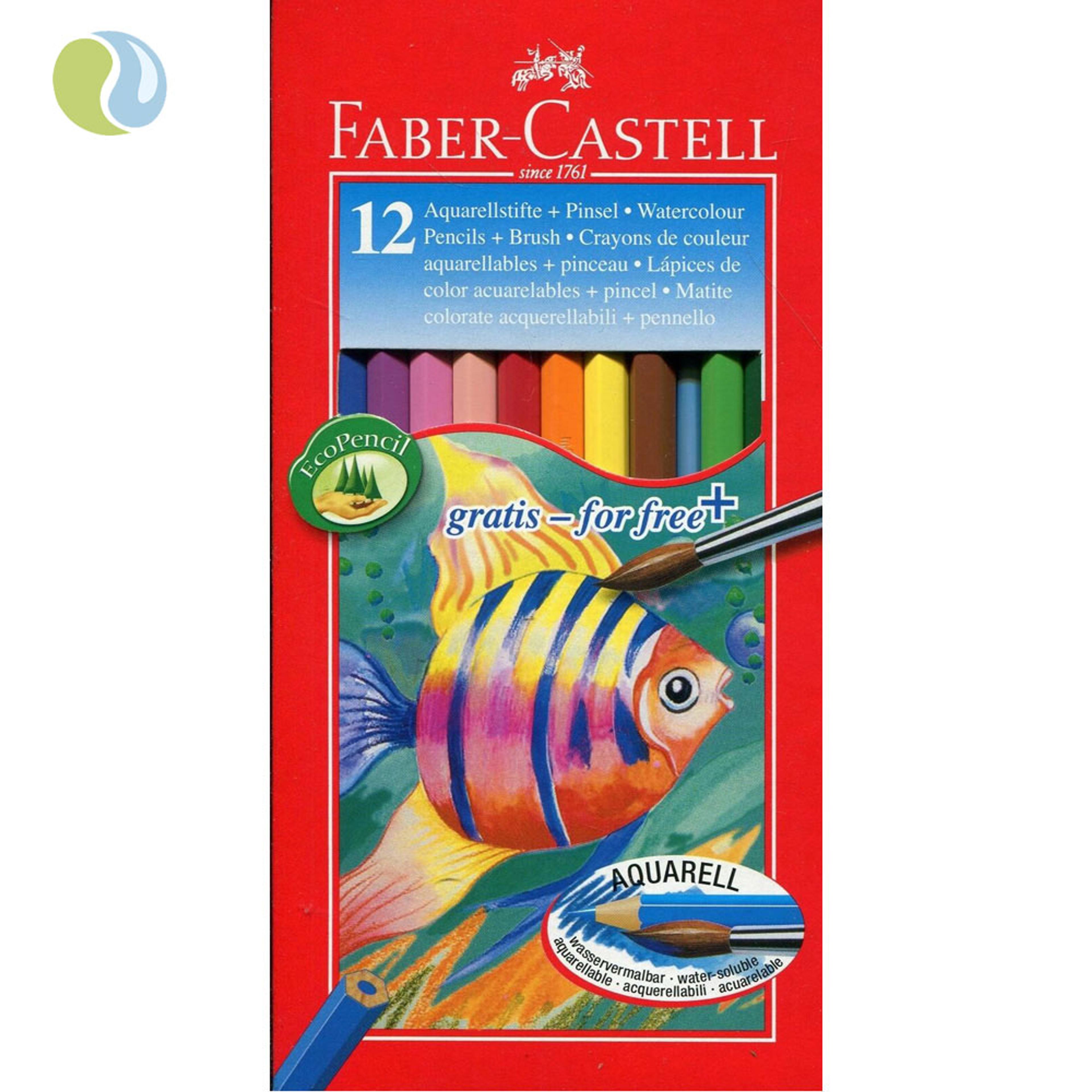 Faber-Castell Watercolour Pencils. Set of 12