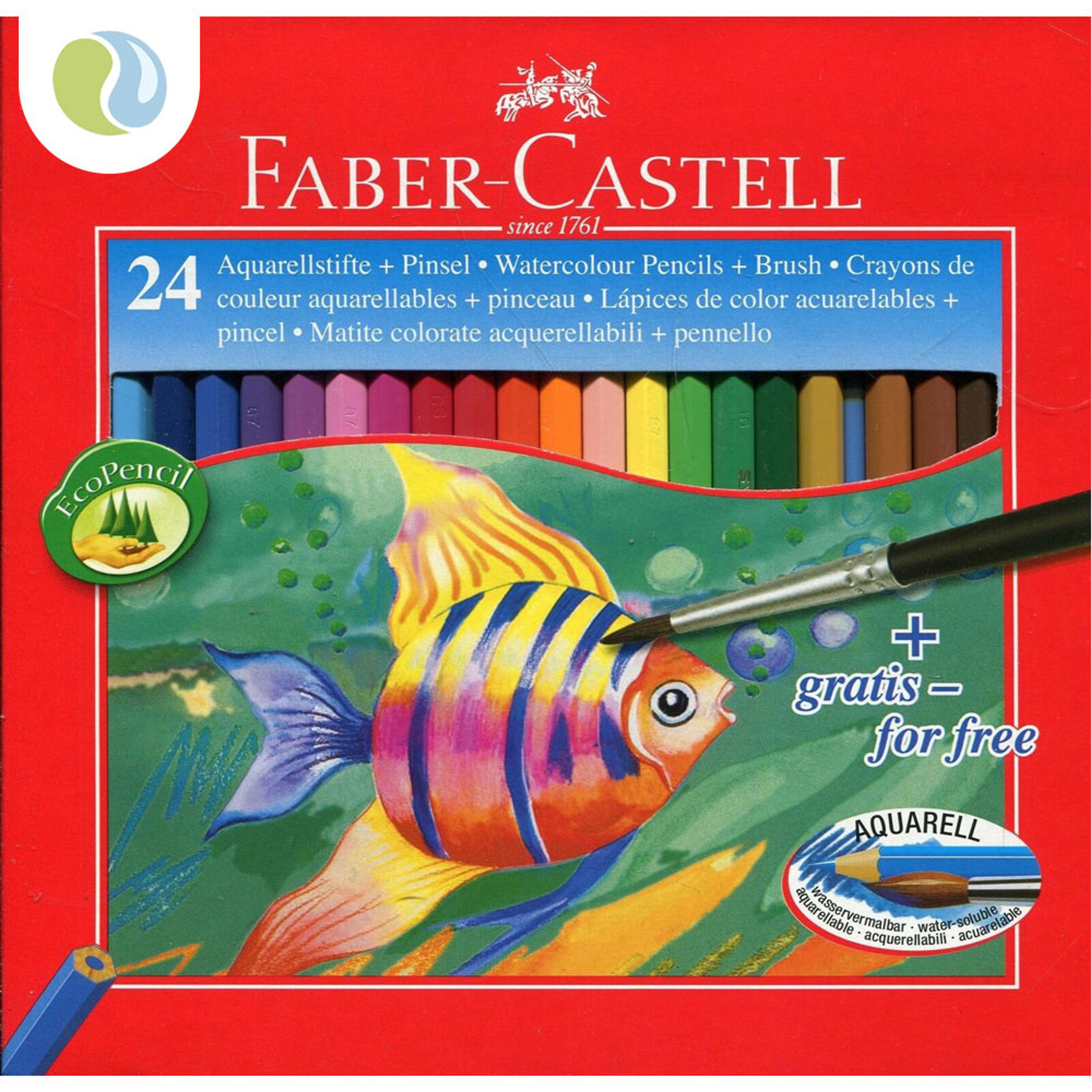 Faber-Castell Watercolour Pencils. Set of 24