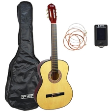 3rd Avenue Full Size Classical Guitar Pack - Natural