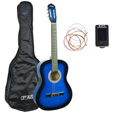 3rd Avenue 3/4 Size Classical Guitar Pack - Blueburst