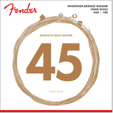 Fender 8060 Acoustic Bass Strings, Phosphor Bronze, Long Scale