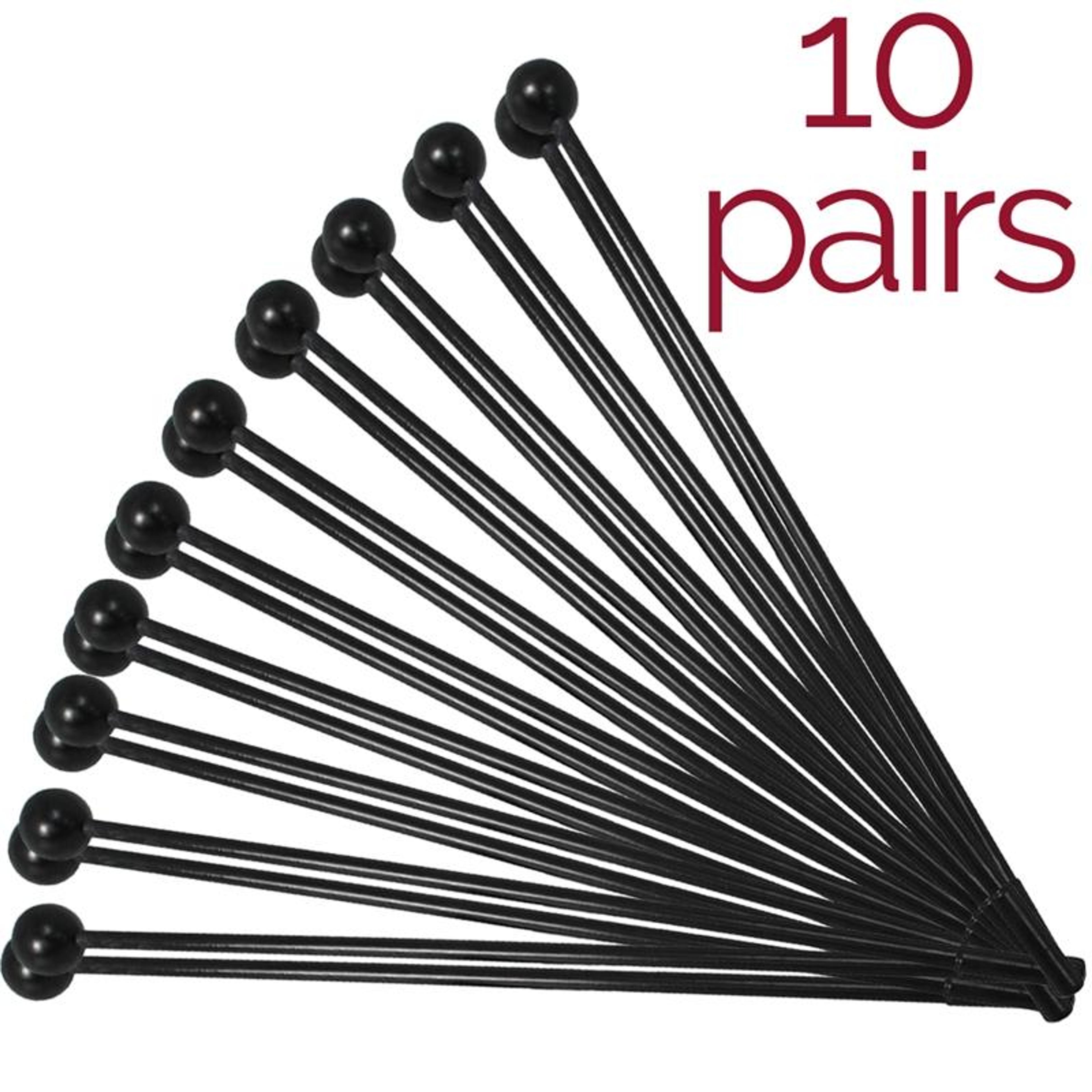 A-Star Hard Glockenspiel Beaters - Pack of 10 Pairs