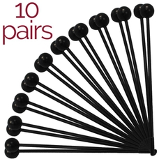 A-Star Soft Rubber Beaters - Pack of 10 Pairs