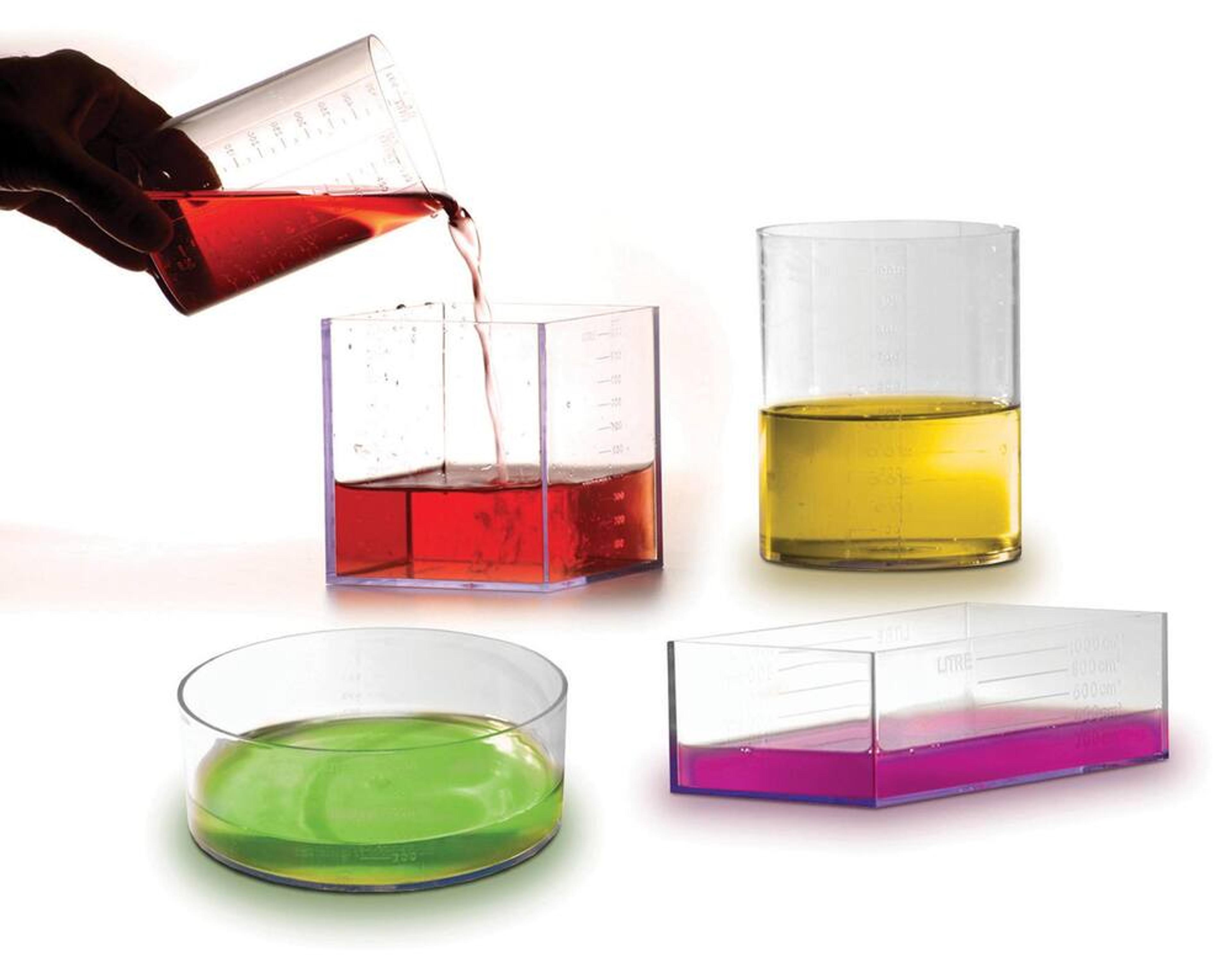 Litre Set of Cylinders Assorted Shapes