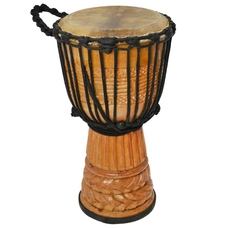 A-Star 8in Djembe - Deep Carved