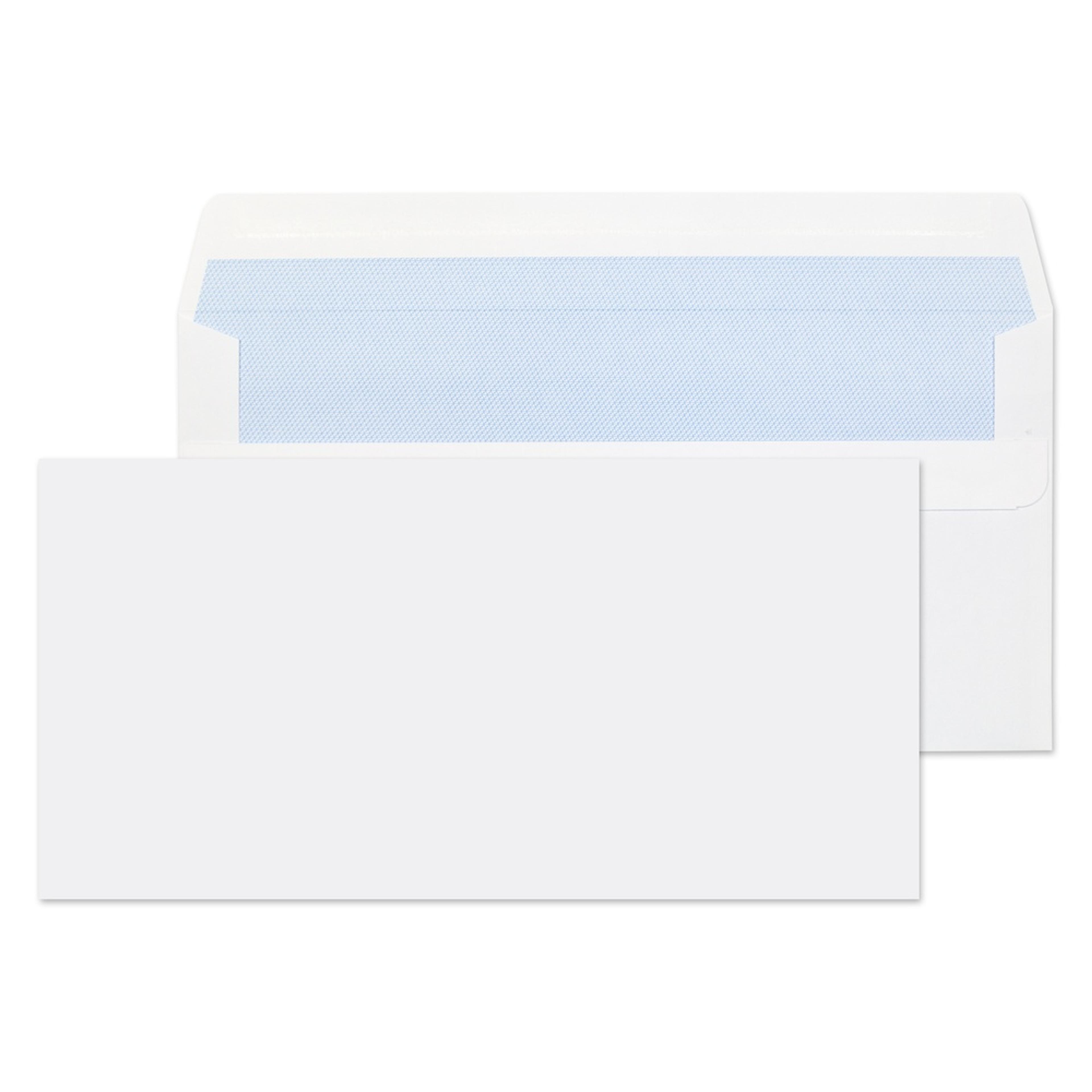 DL Non-Window Wallet Self Seal Envelopes 80gsm White - Pack of 1000