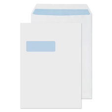 C4 Window Pocket Self Seal Envelopes 90gsm White - Pack of 250
