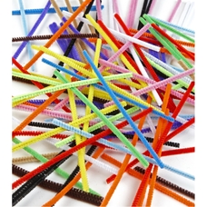 Assorted Pipe Cleaners - 150 x 4mm. Pack of 100.