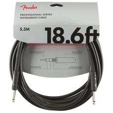 Fender Professional Series Instrument Cable Jack to Jack 5.5m Black
