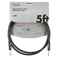 Fender Professional Series Instrument Cable Jack to Jack 1.5m Black