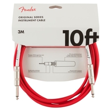 Fender Original Series Instrument Cable - 10 ft - Fiesta Red