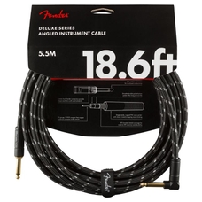 Fender 18.6ft Deluxe Instrument Cable - Black Tweed