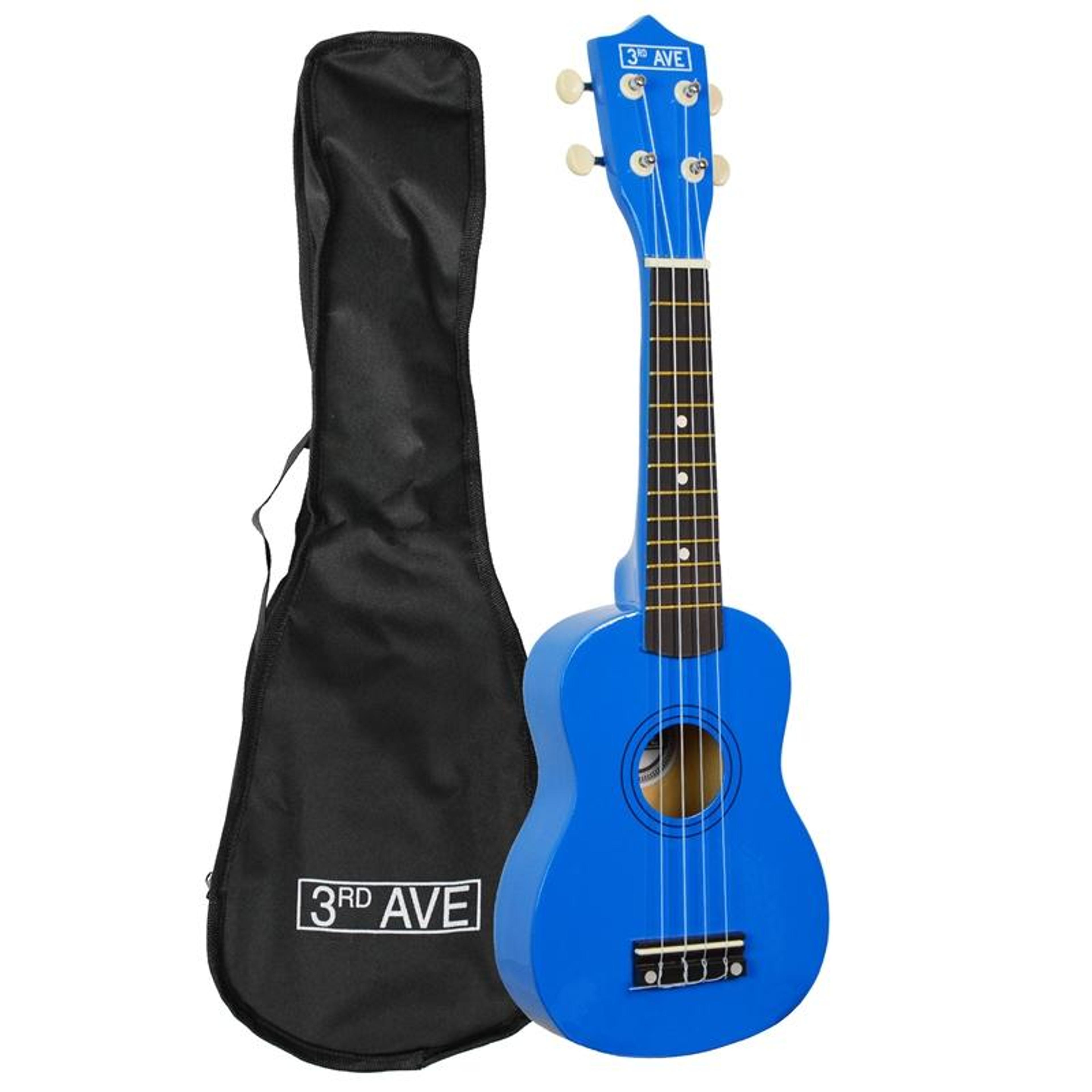 3rd Avenue Soprano Ukulele - Blue