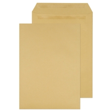 C4 Non-Window Pocket Self Seal Envelopes 115gsm Manilla - Pack of 250