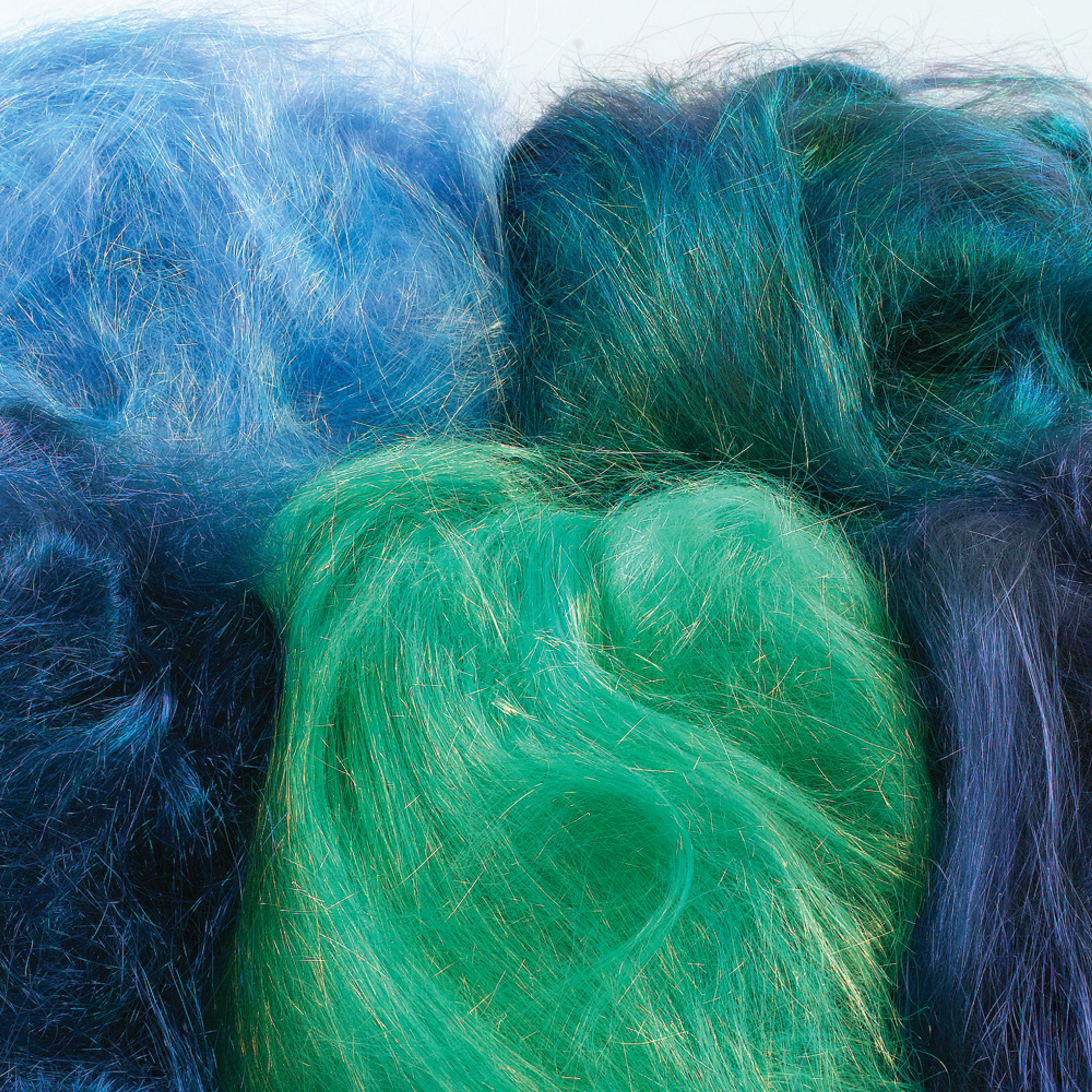 Angelina Fibres - Mixed Blue Green Hues