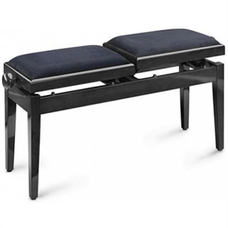 Stagg Adjustable Double Piano Stool - Black