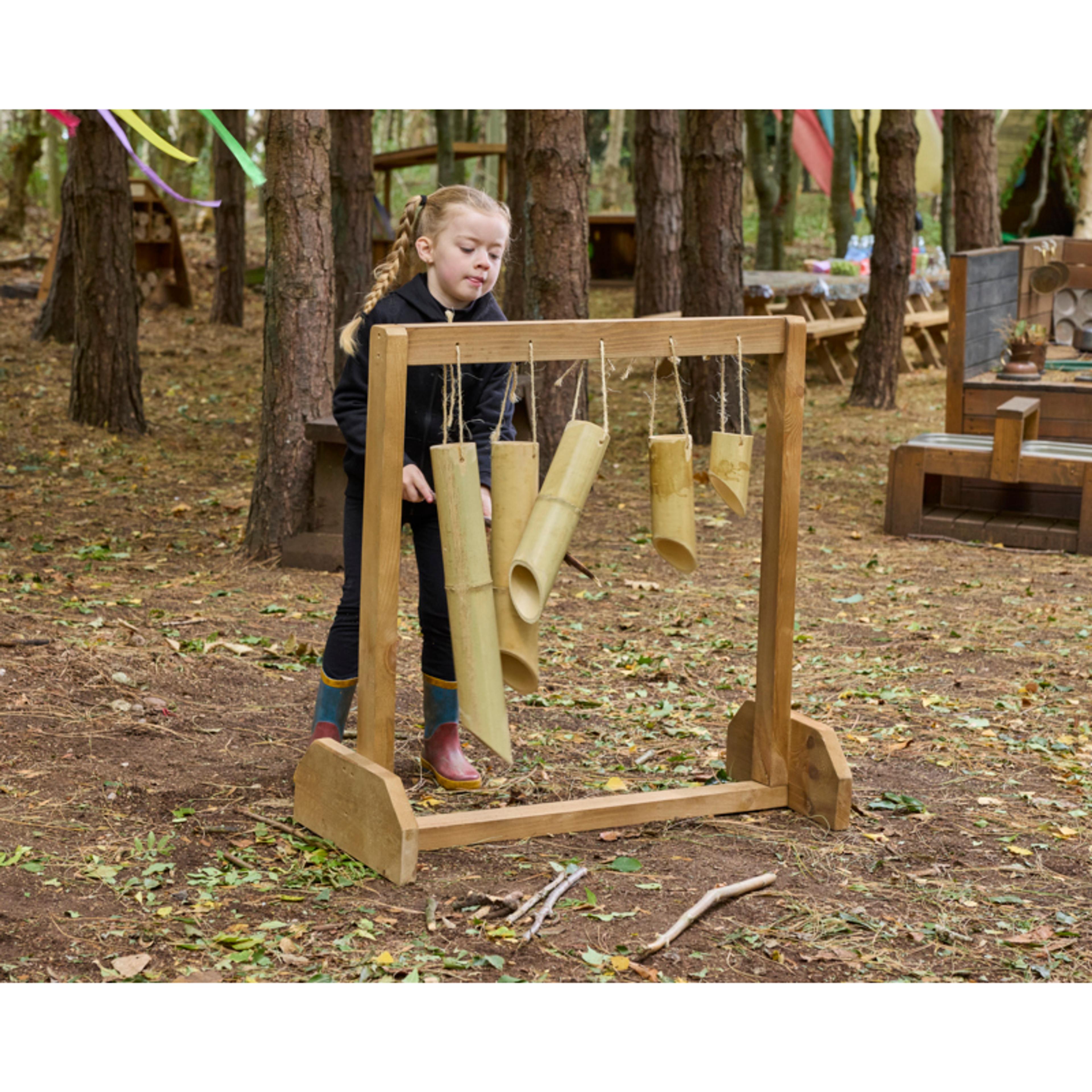 BAMBOO CHIMES FRAME AND INSTRUCTIONS