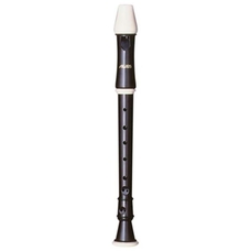Aulos 205A Descant Recorder - Brown and White