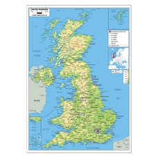UK Physical Map 