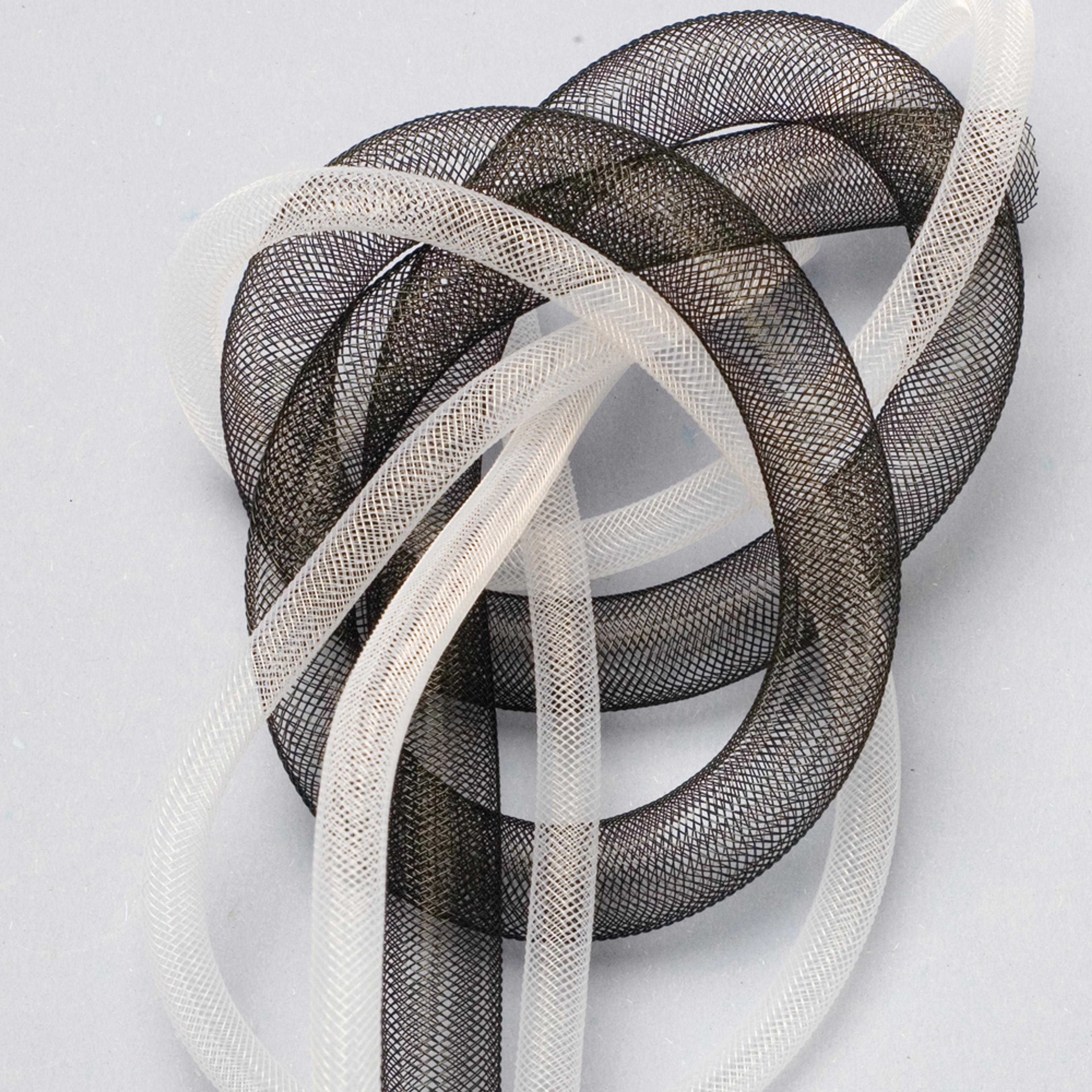 Crinoline Tube - 8mm - White. Per metre