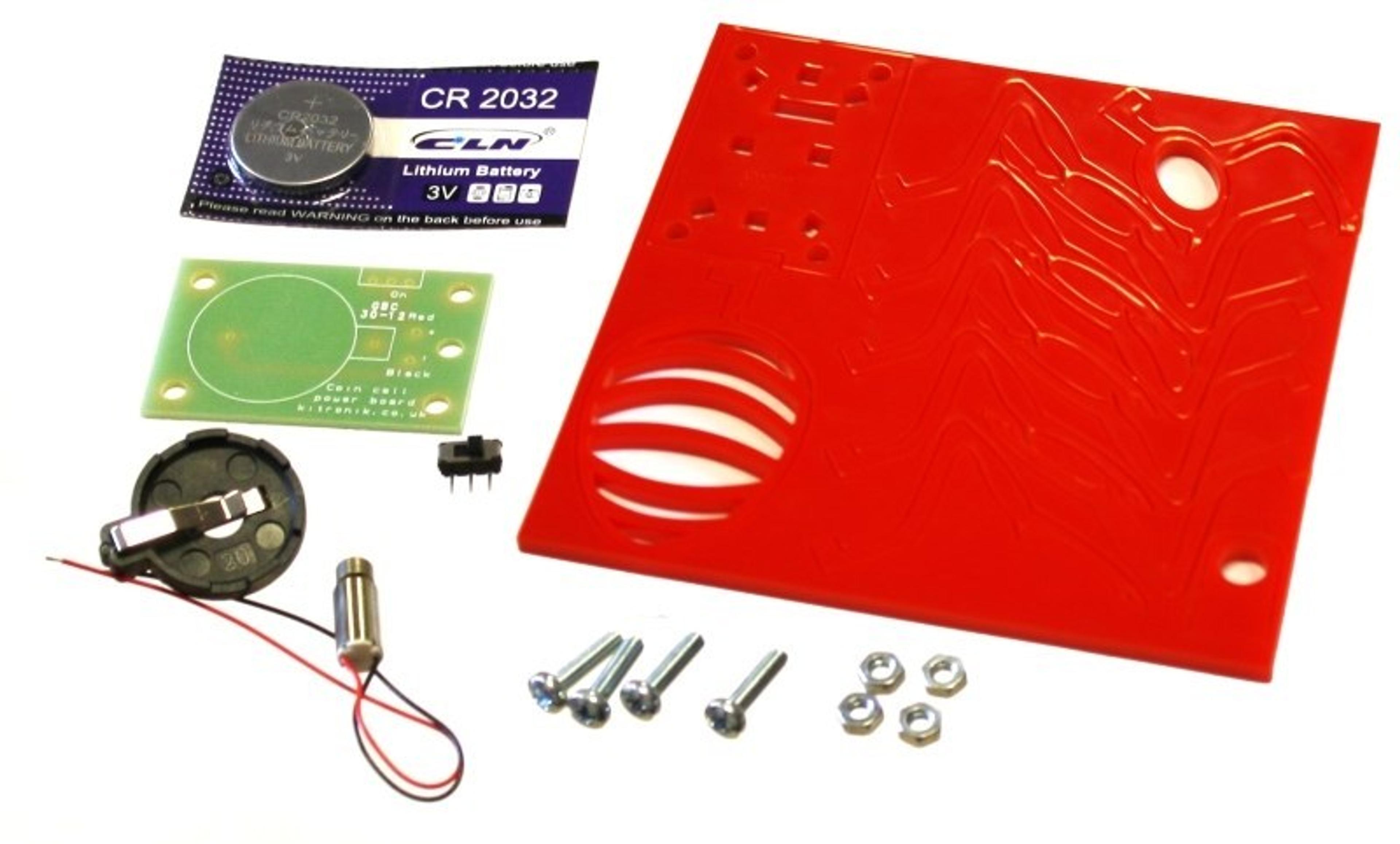 Kitronik Vibrobug Kit, Red