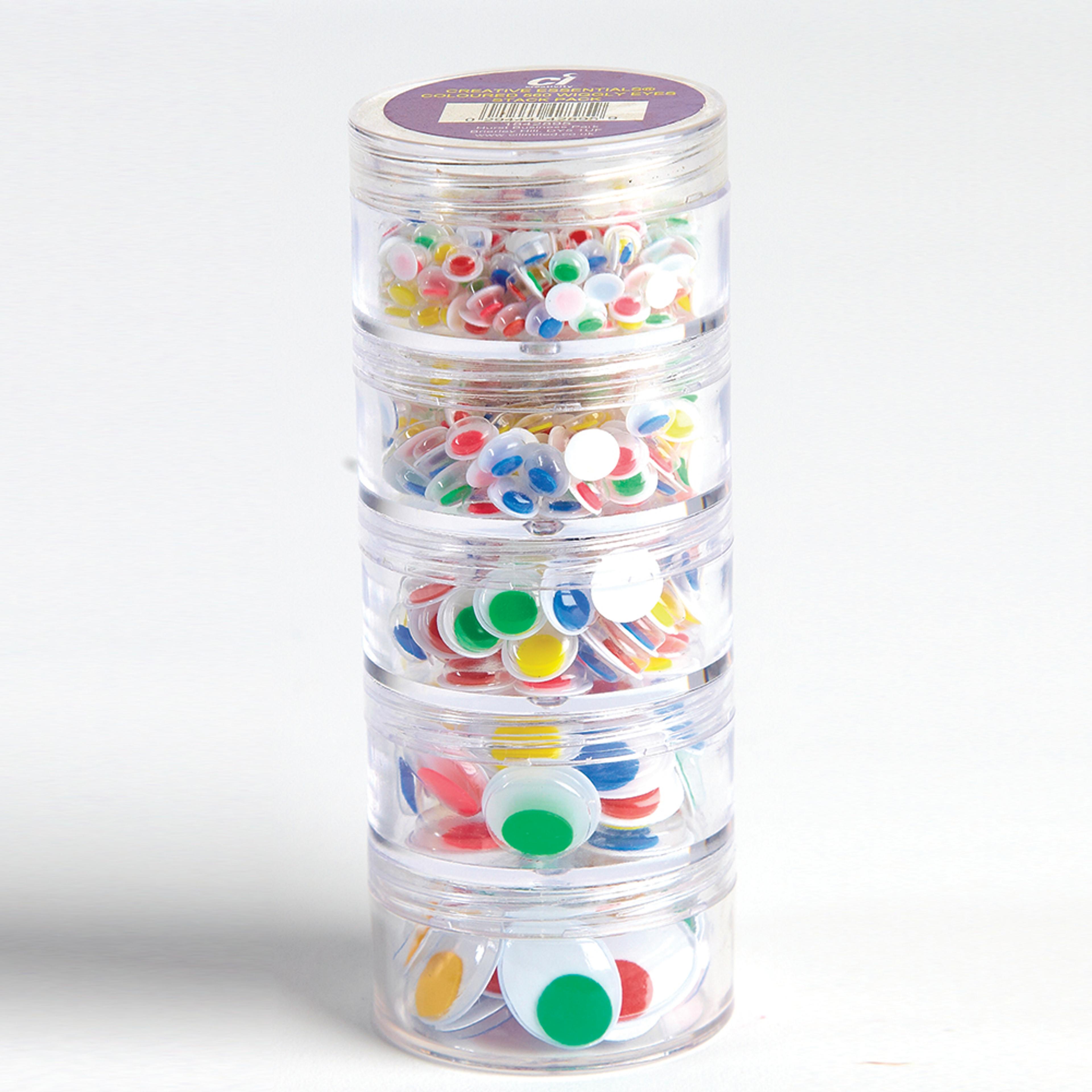 Wiggly Eyes Bulk Pack - Coloured