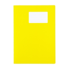 School Exercise Books A4 80 Page 7mm Squared - Yellow - Pack of 50