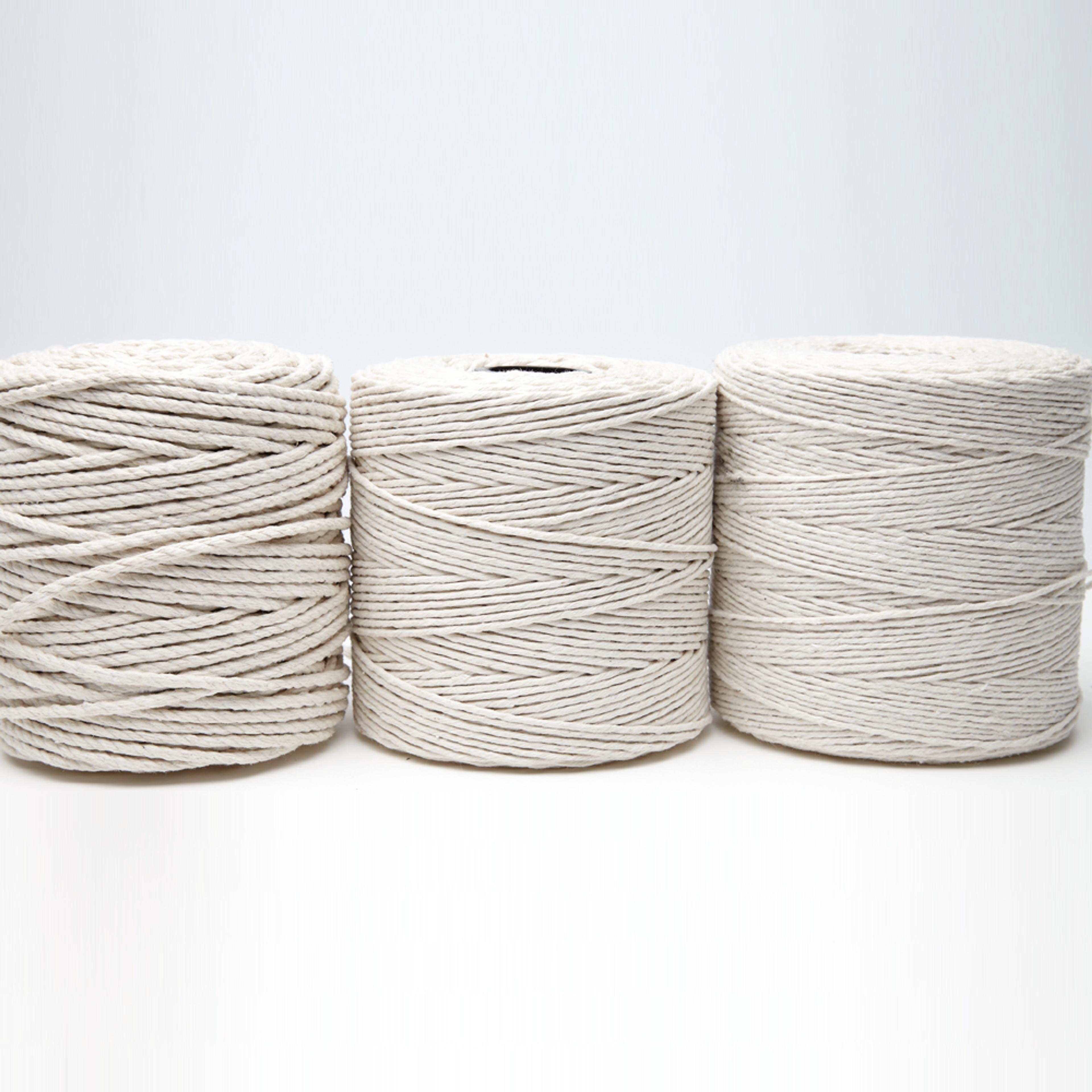 Natural Cotton String - Medium - 9 ply (1.3mm x 260m)