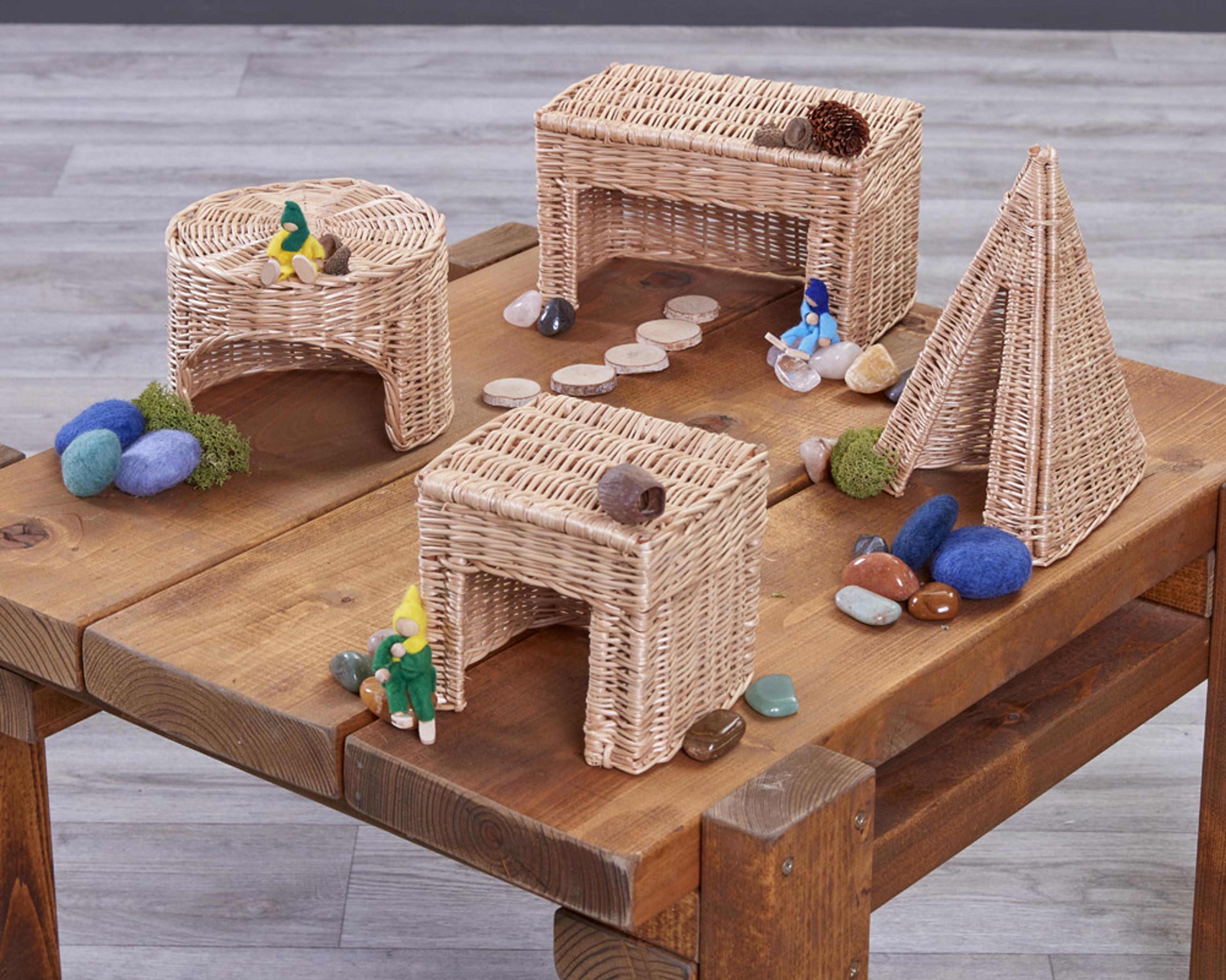 SHAPE HOUSES (4PK)