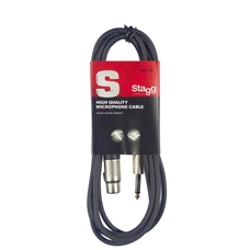 Stagg XLR to Jack Microphone Cable - 10m