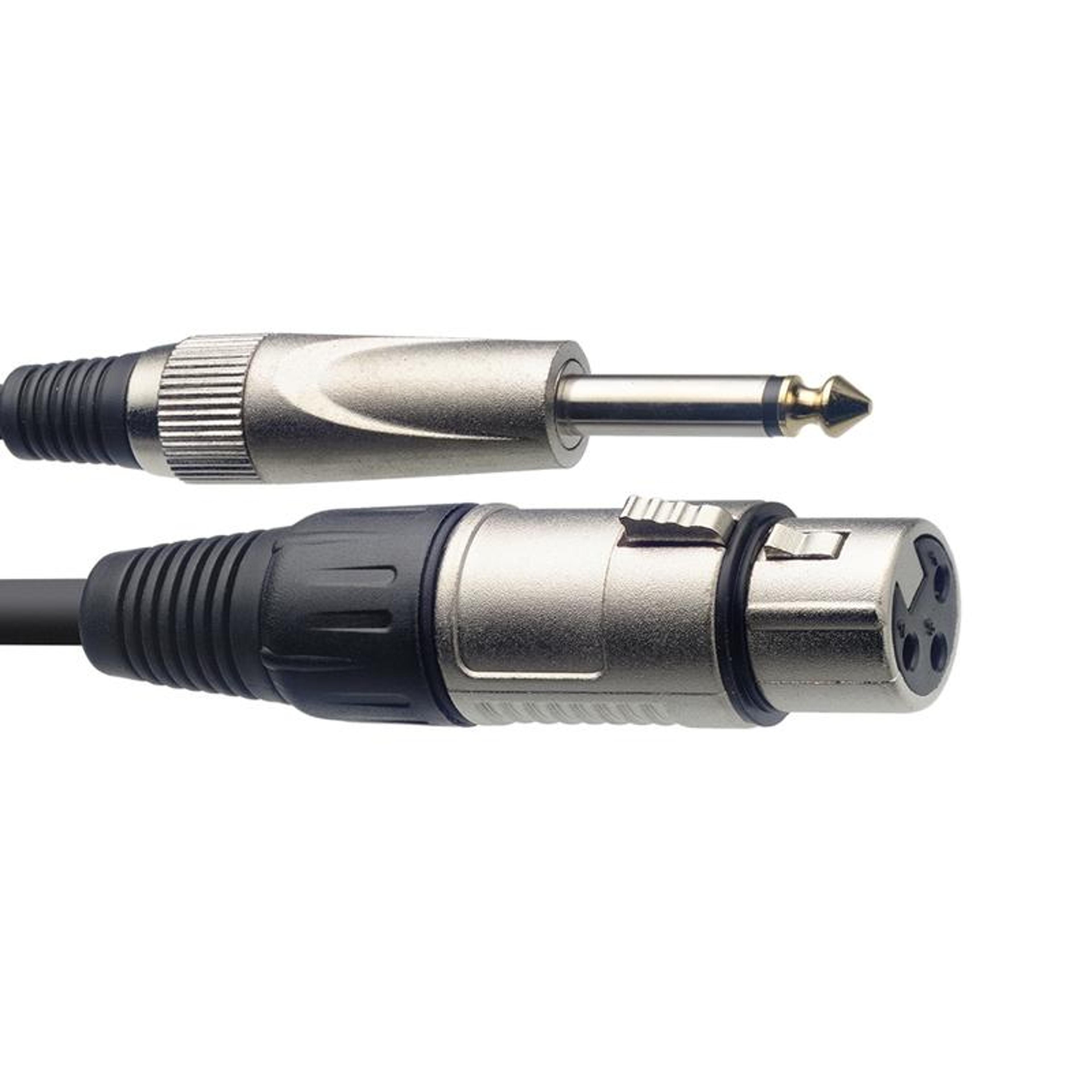 Stagg XLR to Jack Microphone Cable - 6m