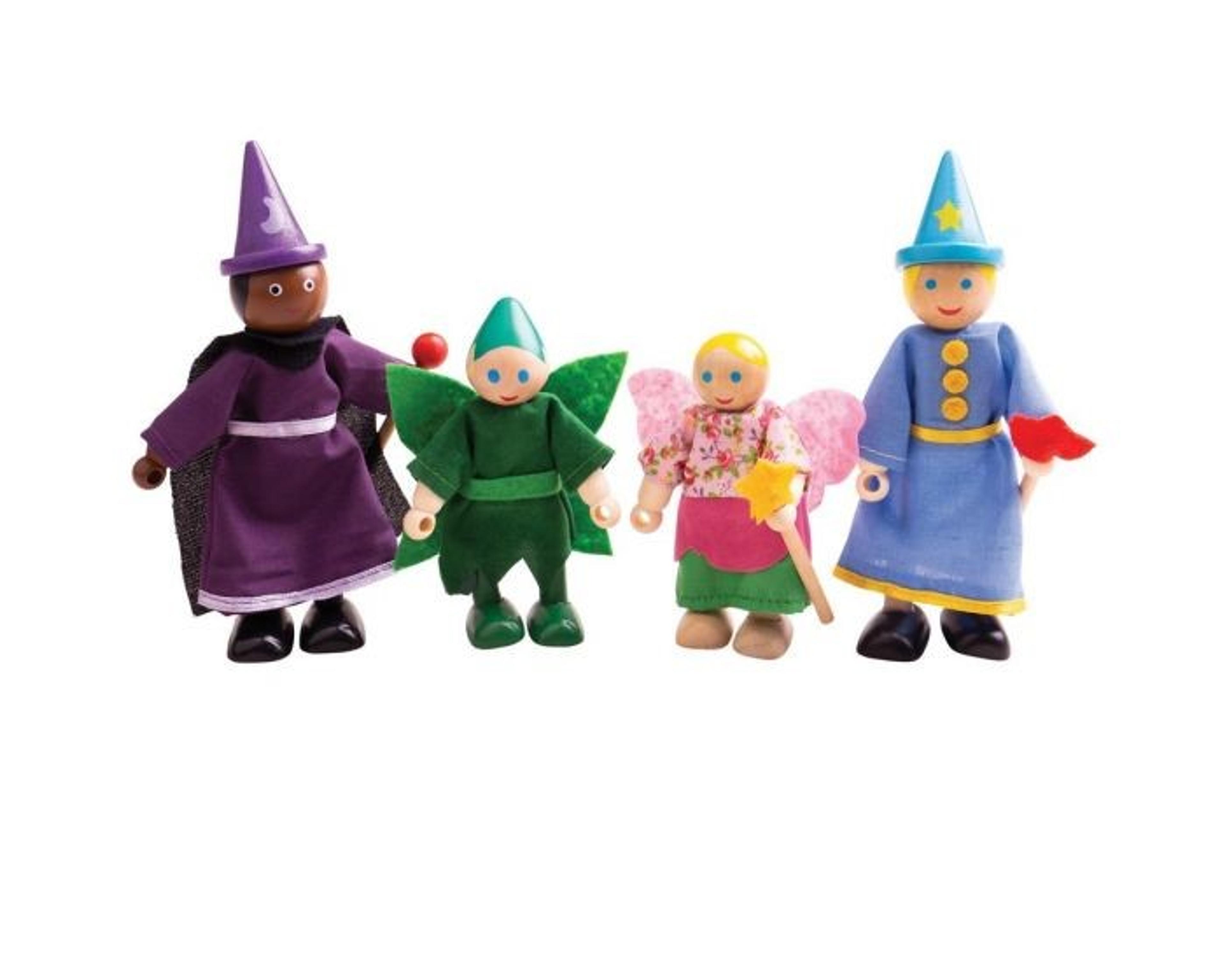 Wood Flexi Fantasy Family (4pk)