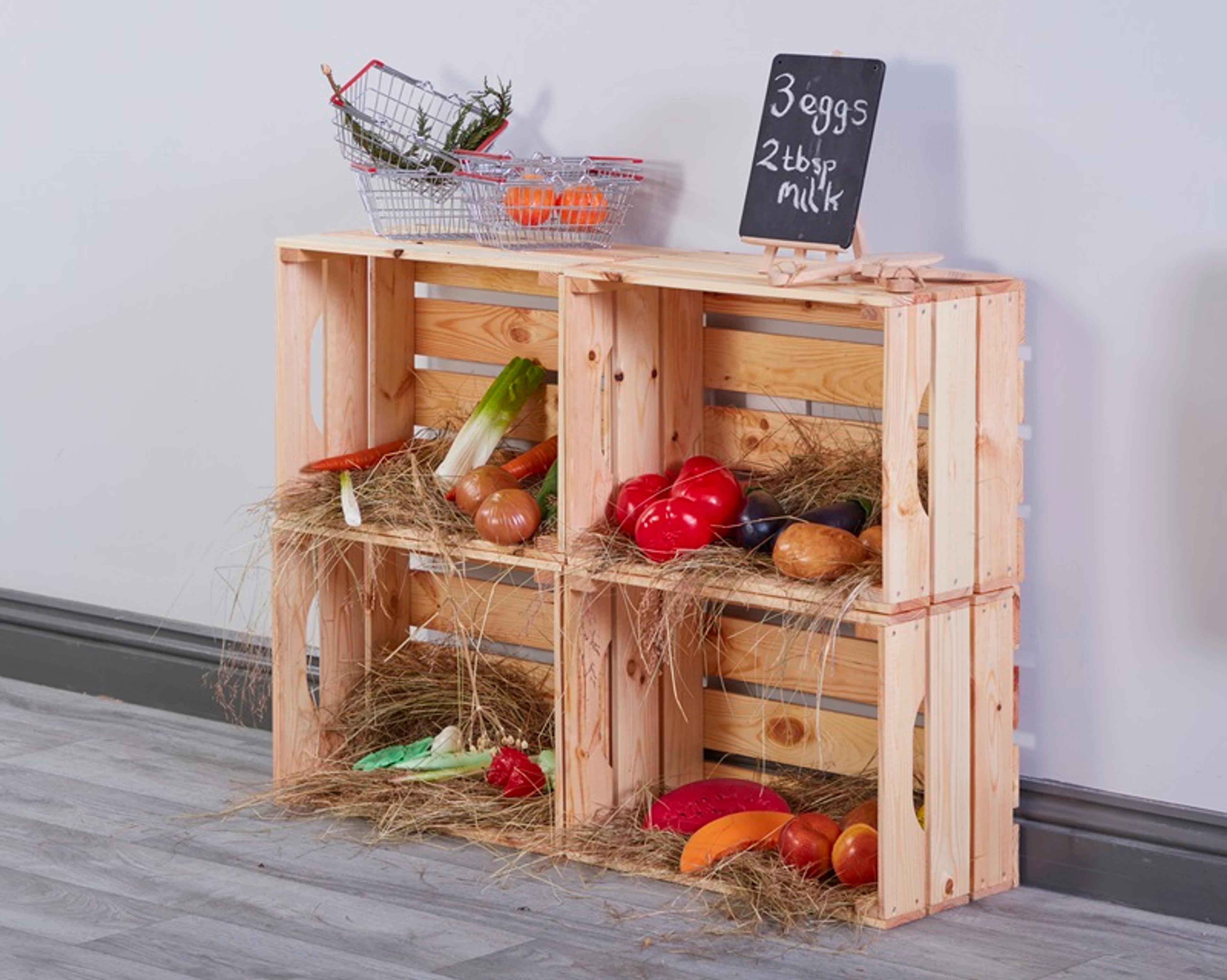 RUSTIC BOXES (4PK) INCLUDING INSTRUCTIONS