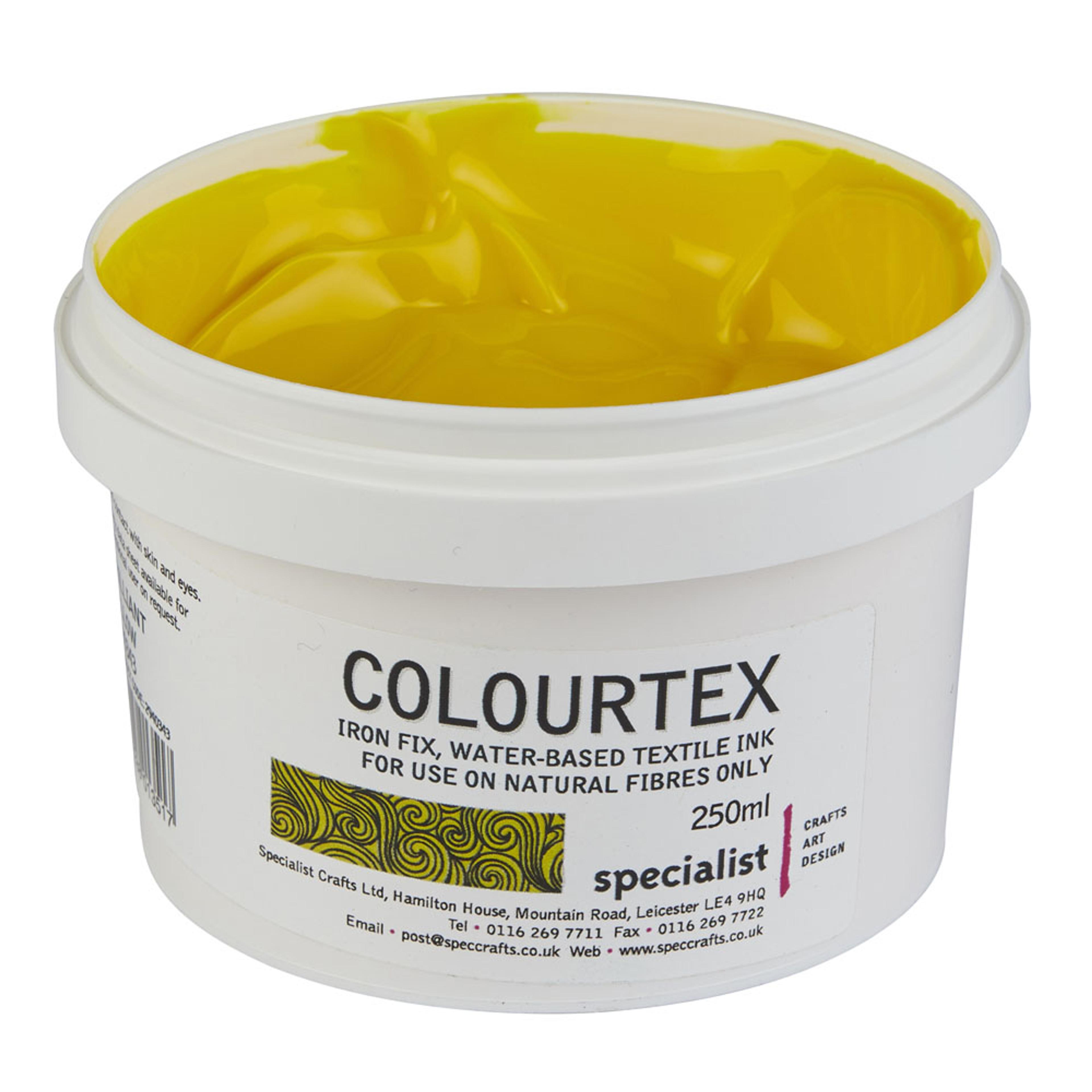 Specialist Crafts Colourtex Textile Inks Brilliant Yellow