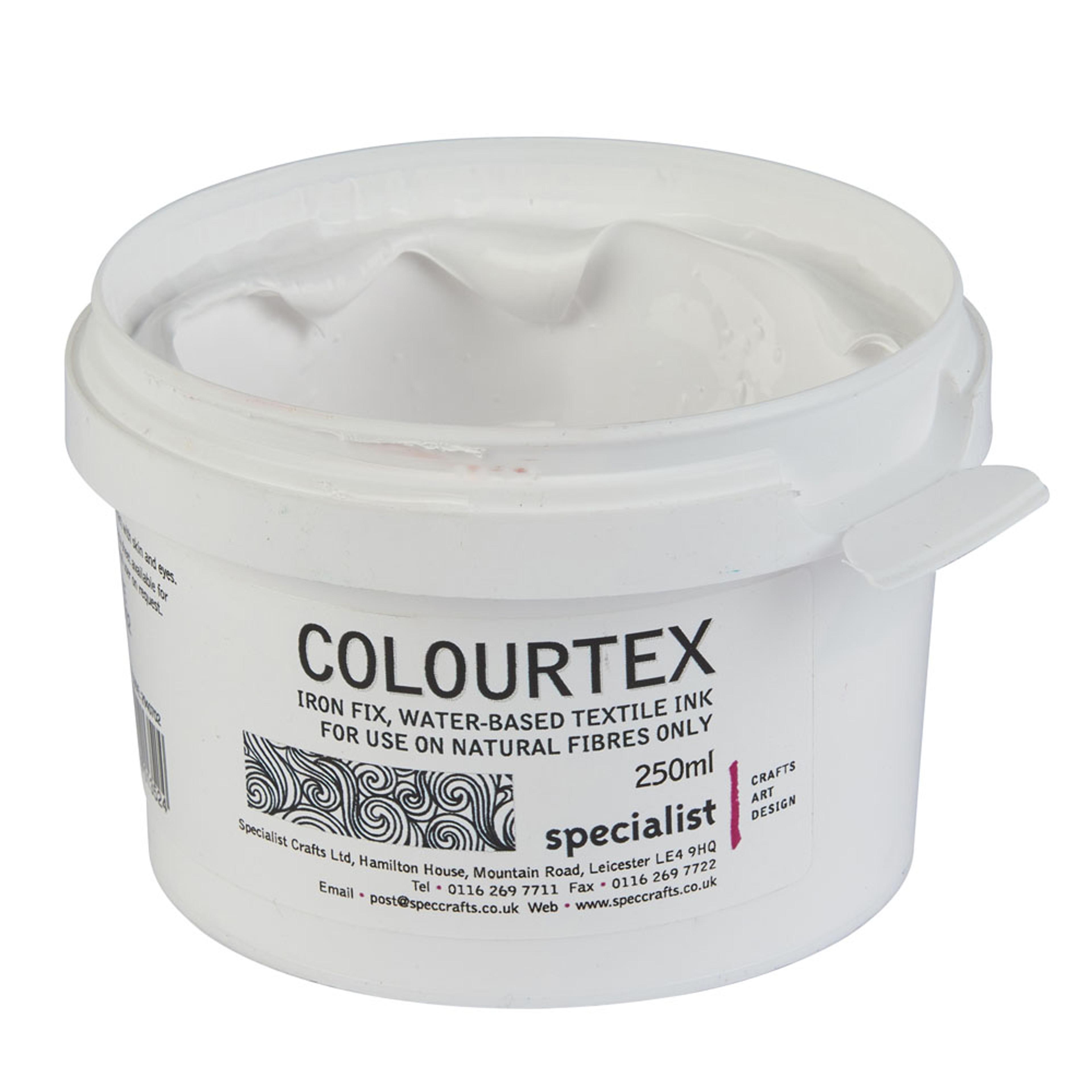 Specialist Crafts Colourtex Textile Inks Opaque White