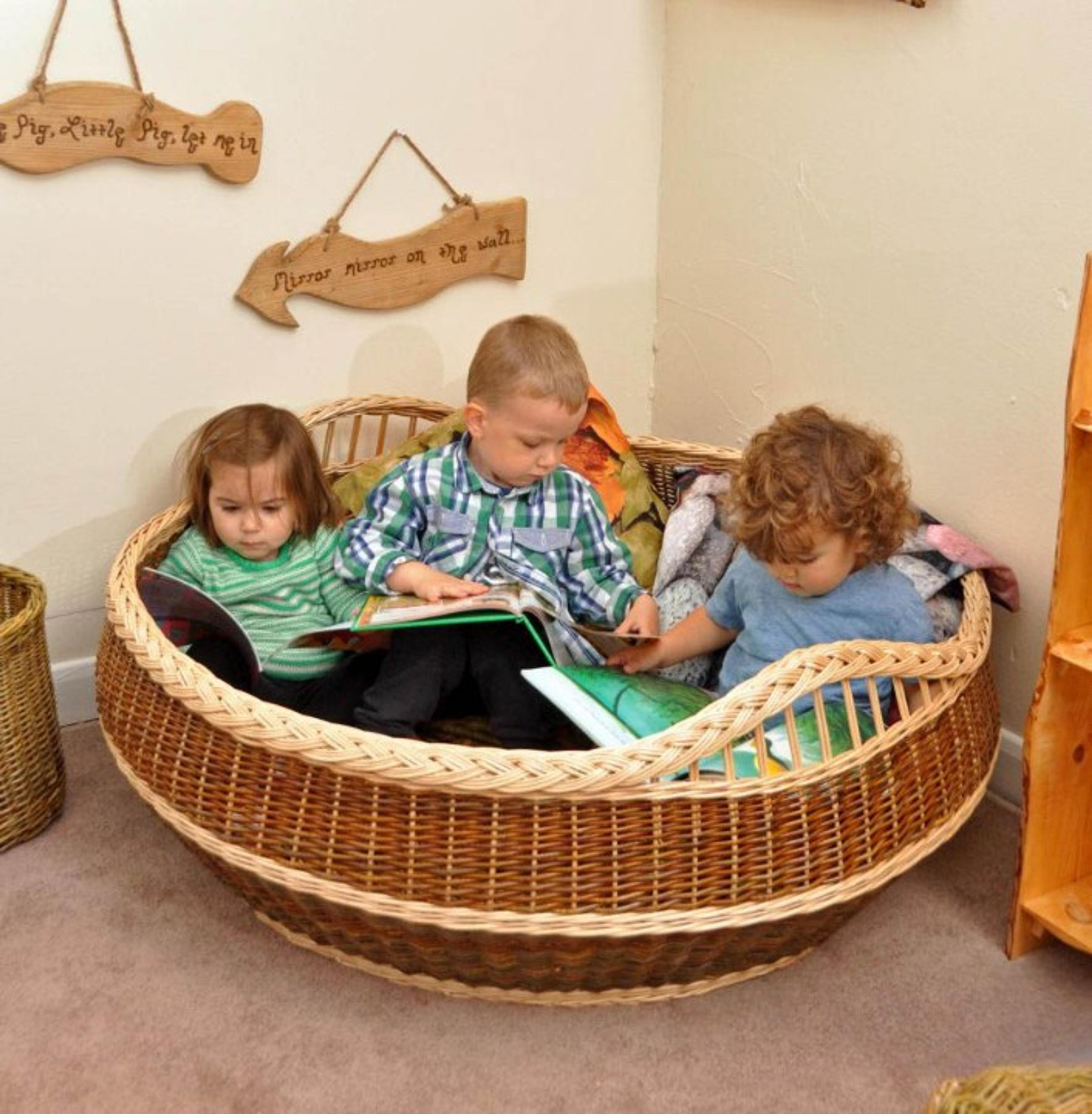 Giant Book Basket (For 3)